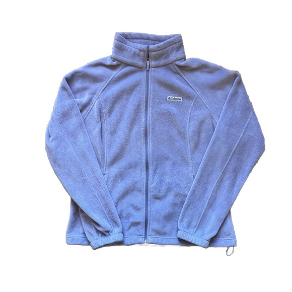 Columbia Jackets & Blazers - Columbia Jacket Womens Fleece Coat Lightweight Full Zip Light Purple Size XL